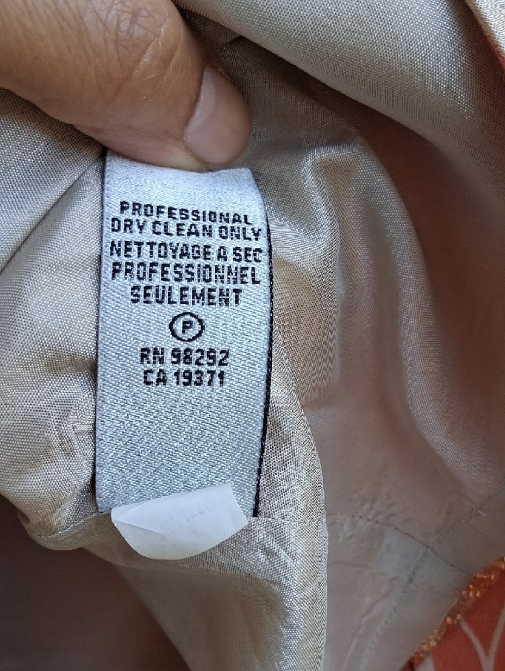 Tibi Coral and Cream Strapless Mini Dress with Gold Accents - Picture 4 of 14